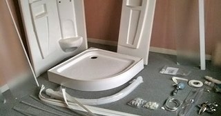 Установка душевой кабины Азов, цена от 2947 руб.